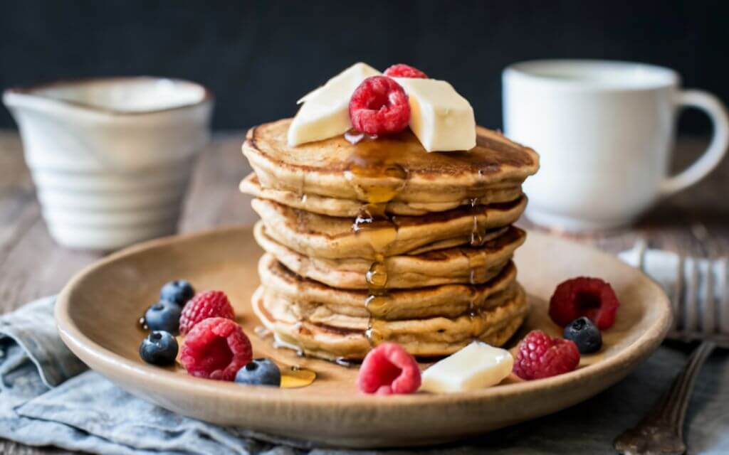 Best Oatmeal Buttermilk Pancakes Recipe