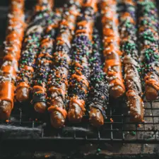 Halloween Pretzel Rods