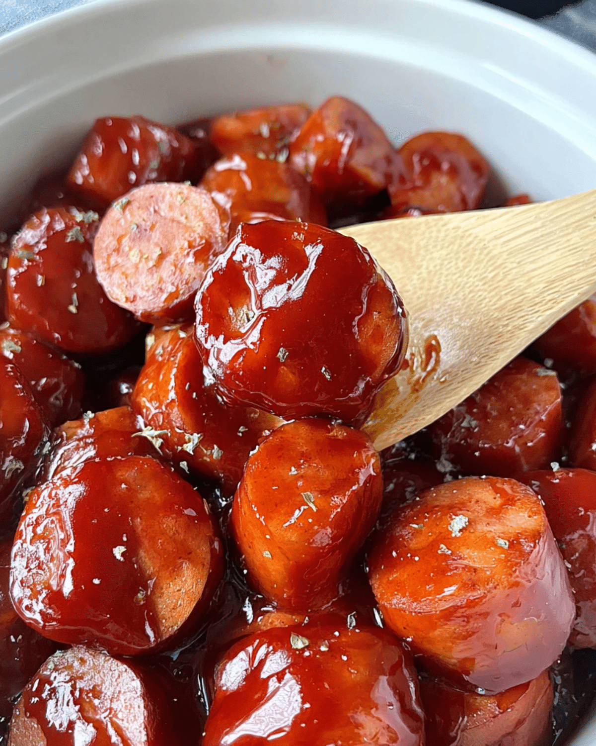 Crockpot Kielbasa Bites – The Best 3-Ingredient Appetizer