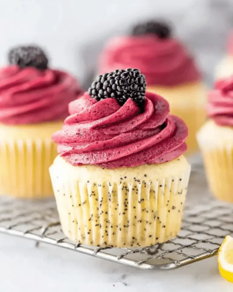 Lemon Poppy Seed Cupcakes with Blackberry Frosting – The Best 7 Tips