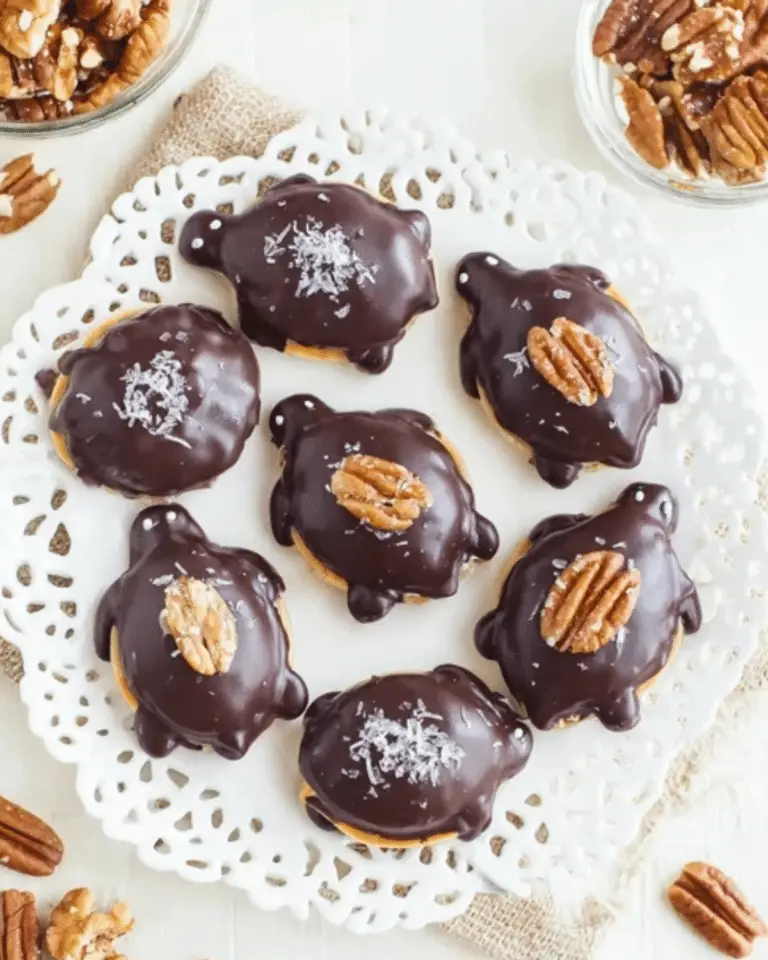 Turtles Candy – Homemade Chocolate Caramel Pecan Clusters Made Easy