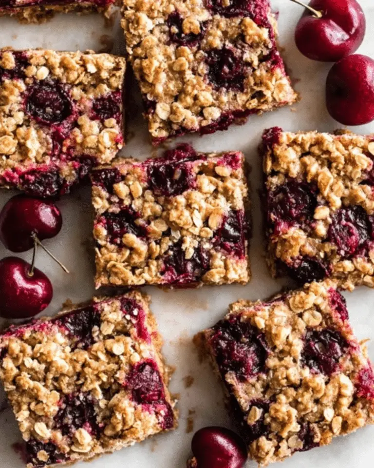 Cherry Breakfast Bars – Easy Make-Ahead Breakfast Recipe