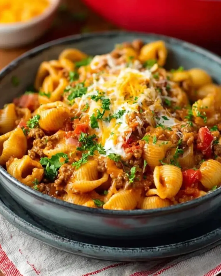 Easy One Pot Taco Pasta: Quick and Cheesy Favorite