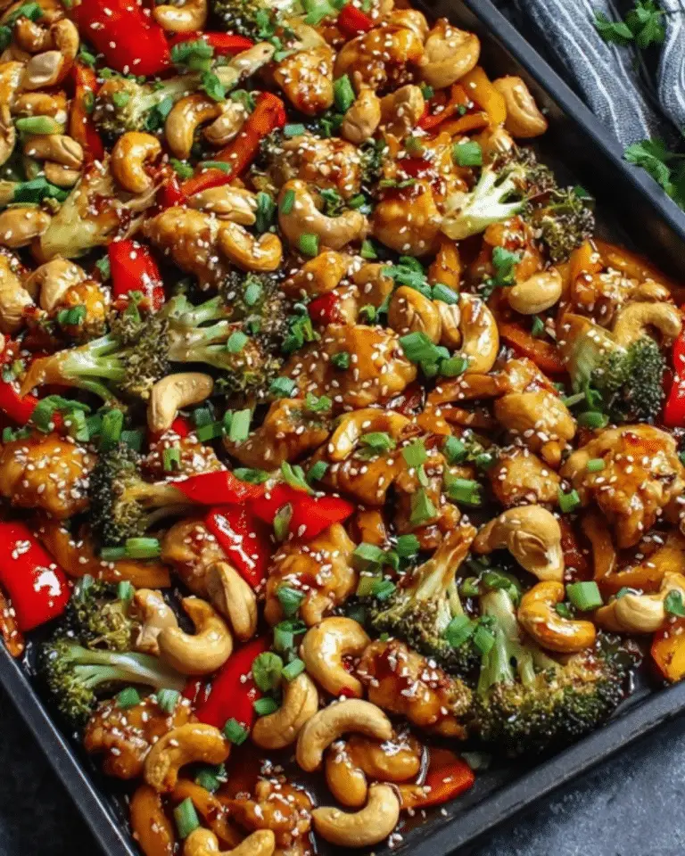Easy Sheet Pan Cashew Chicken – Better Than Takeout