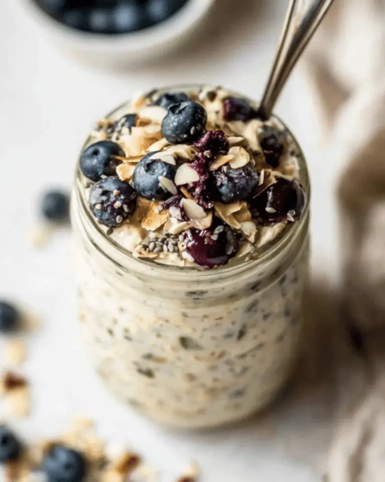 Healthy Blueberry Overnight Oats That Are Easy and Fresh