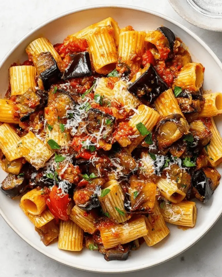 Roasted Eggplant Pasta – Easy Vegetarian Comfort Dinner