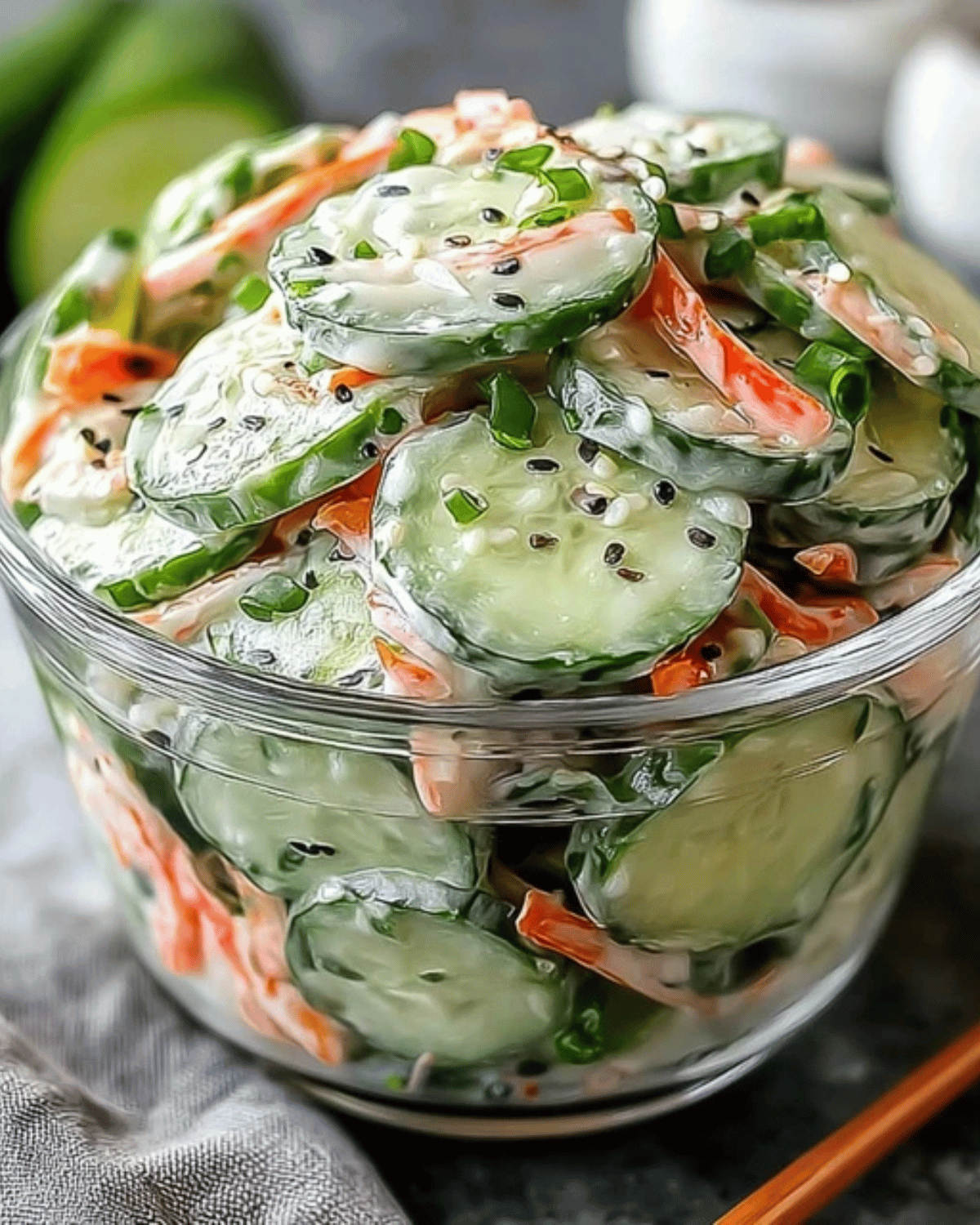Sushi Cucumber Salad: The Best 10-Minute Sushi Side