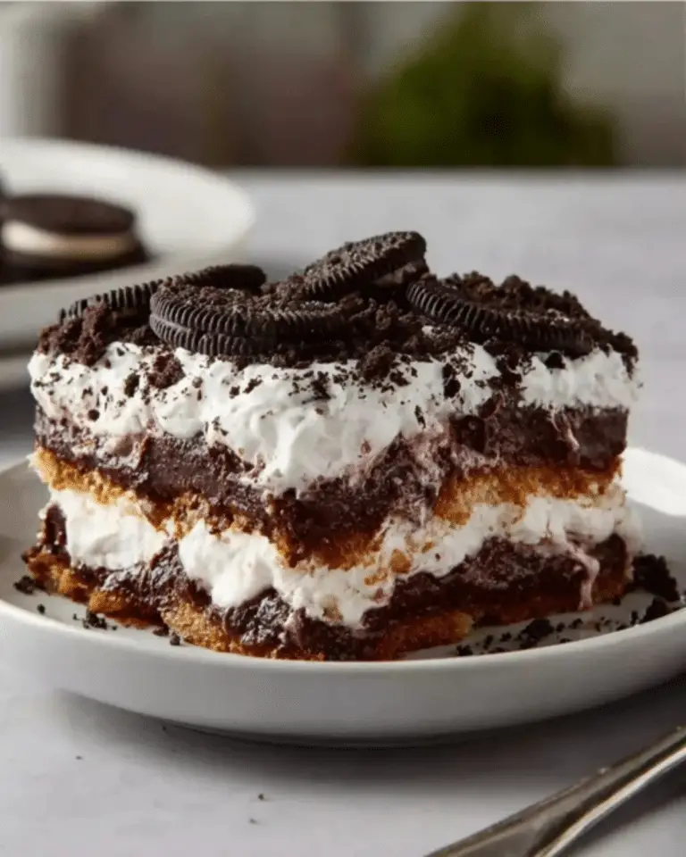 Chocolate Lasagna Easy No Bake Layered Dessert