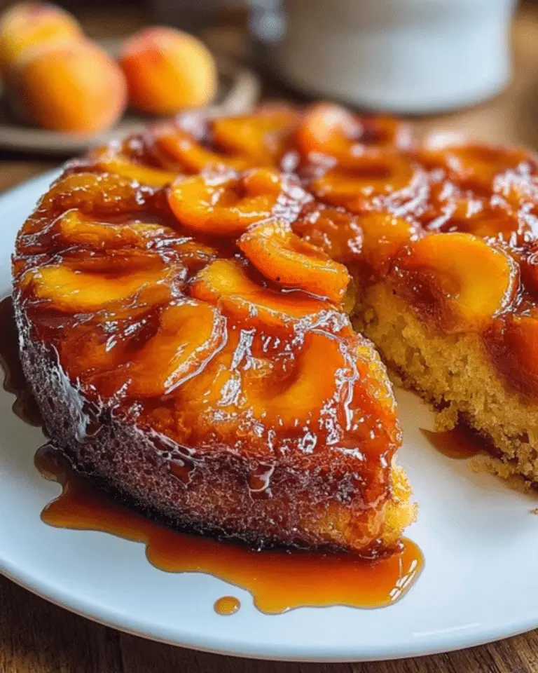 Caramelized Apricot Upside Down Cake – Easy Homemade Dessert