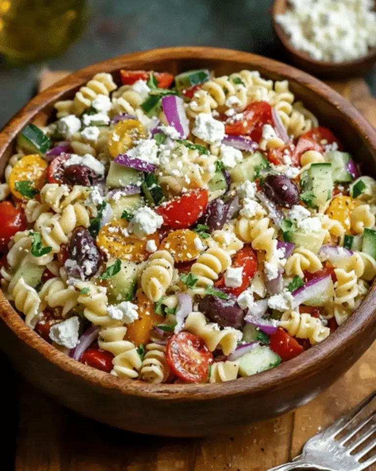 Chopped Greek Pasta Salad Fresh Easy Recipe