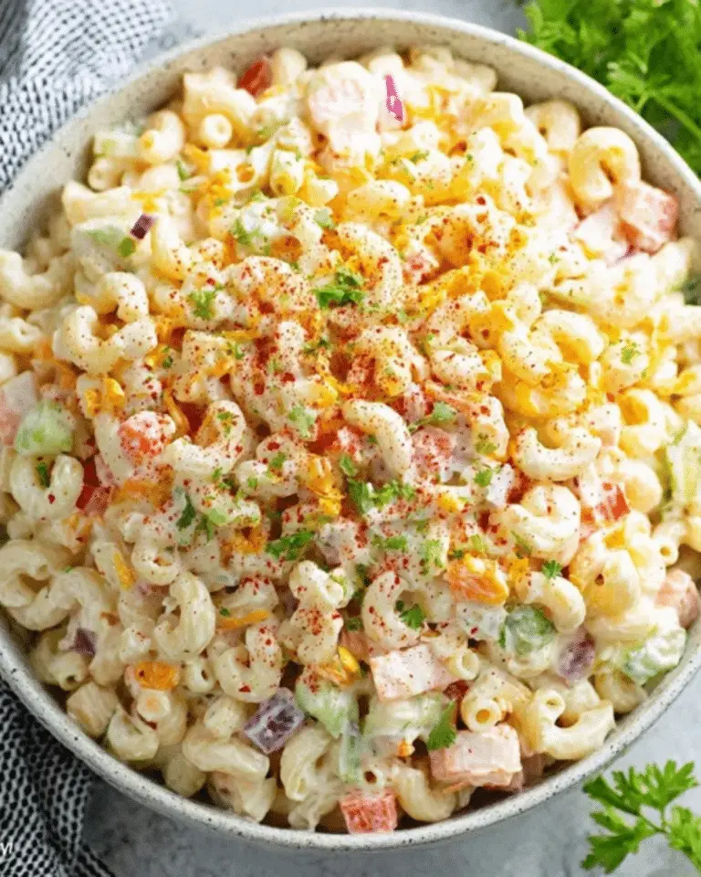 Classic Macaroni Salad Creamy Easy Recipe