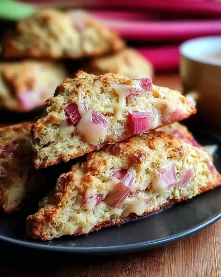 Rhubarb Scones: The Best Tender and Buttery Spring Bake