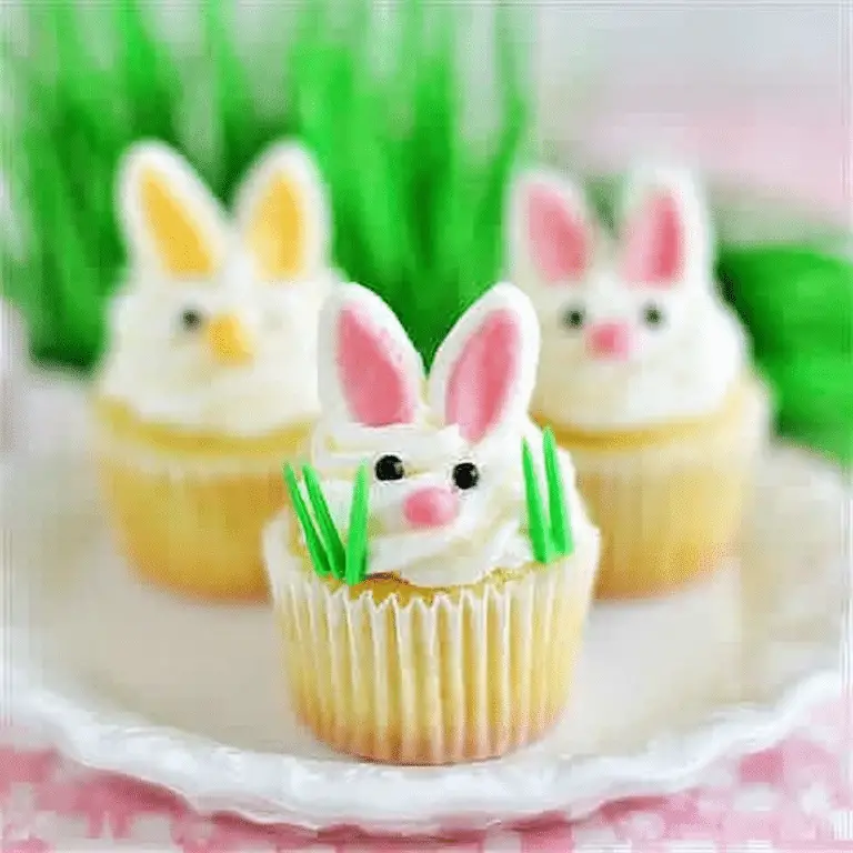 Easter Bunny Cupcakes Easy Cute Easter Dessert