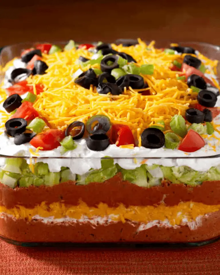 7 Layer Dip Best Easy Party Appetizer Recipe