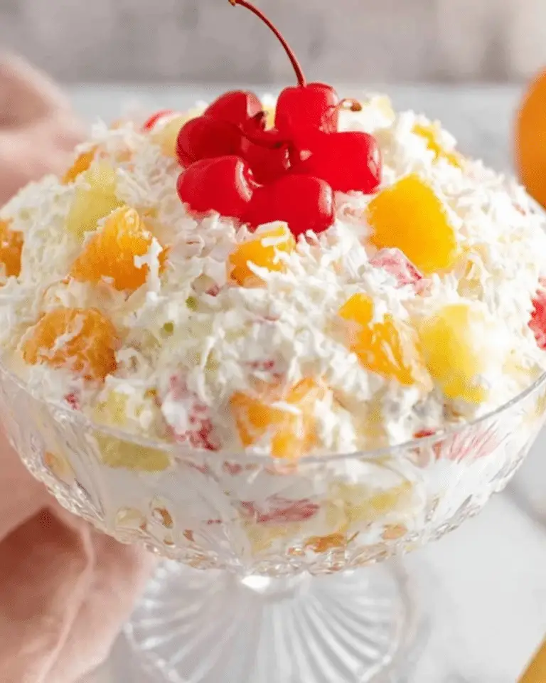 Ambrosia Salad: Easy Creamy Fruit Dessert Recipe
