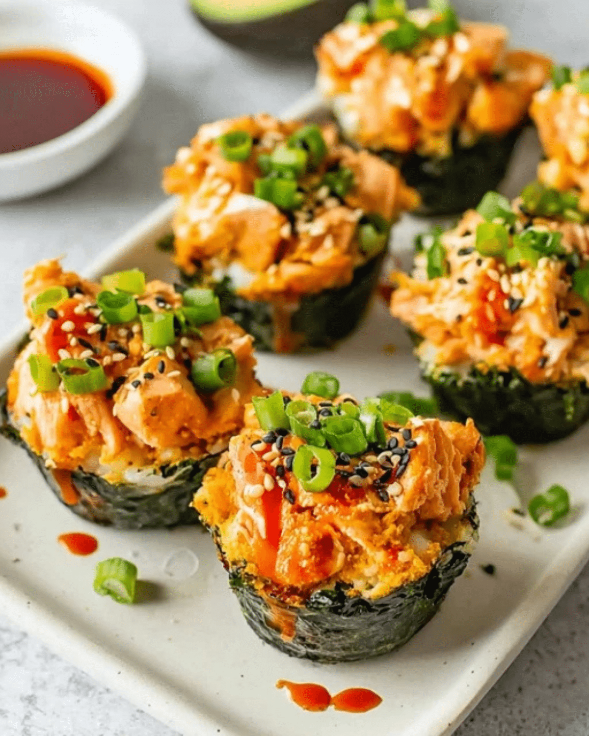 Baked Chipotle Salmon Sushi Cups – 7 Best Easy Recipe