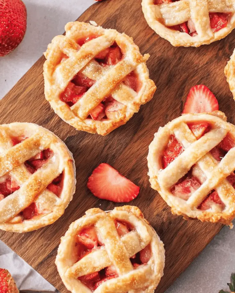 Mini Strawberry Rhubarb Pies: The Ultimate Sweet and Tangy Homemade Dessert Everyone Will Crave