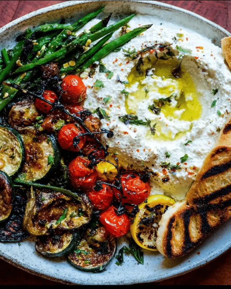 Ricotta with Grilled Vegetables – Best Summer Appetizer