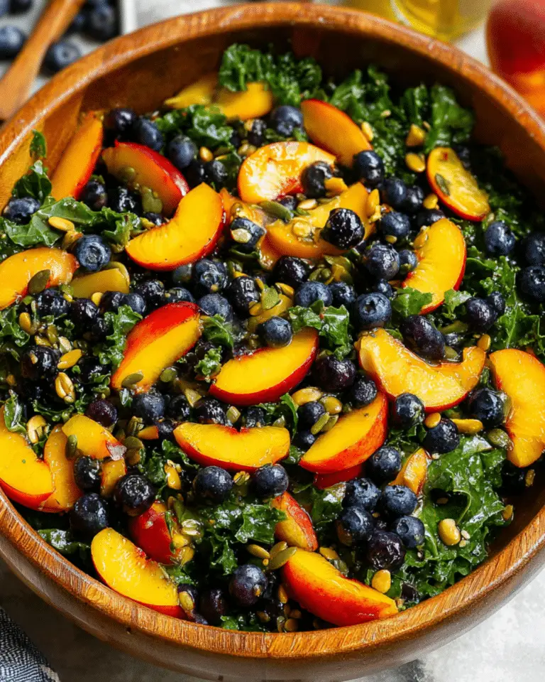Summer Peach Blueberry Kale Salad: Best 7 Fresh Ideas