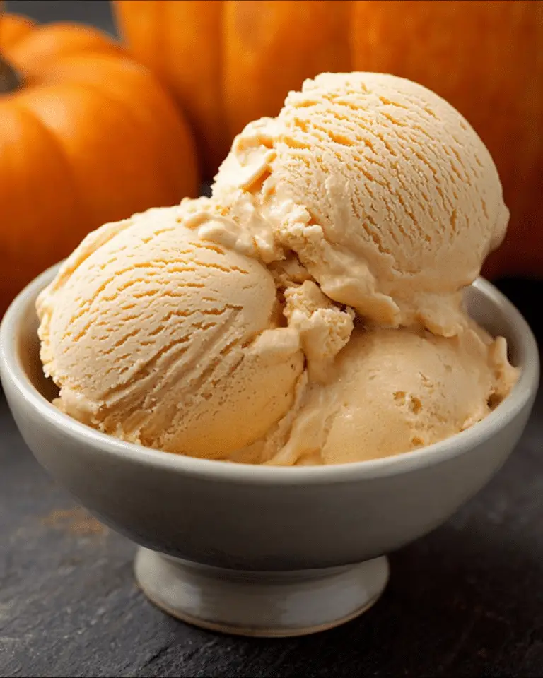 Pumpkin Ice Cream – Best Creamy Fall Frozen Dessert