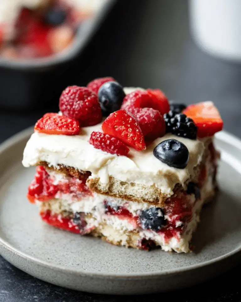 Mixed Berry Tiramisu: Easy No-Bake Summer Dessert