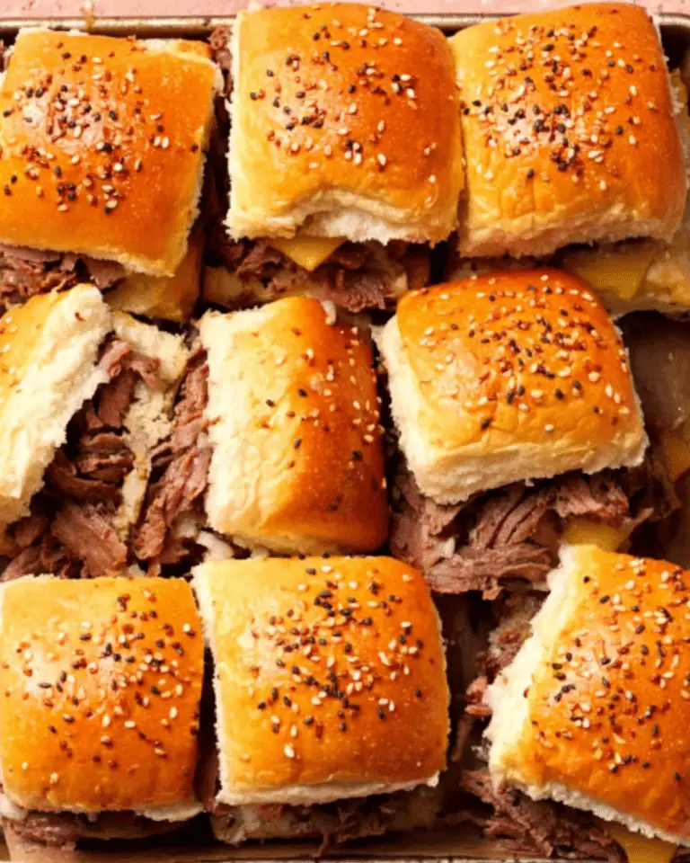 Roast Beef Sliders: Best Cheesy Baked Party Sandwiches